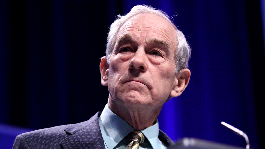 Image of Dr. Ron Paul, a champion of liberty and financial freedom, symbolizing determination, principled leadership, and commitment to constitutional values.