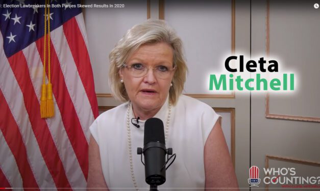 Cleta Mitchell: Who’s Counting Us? Election Integrity Network, Attorney, Author, Activist